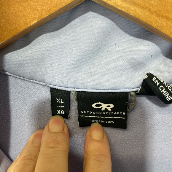 Outdoor Research Women's Full Zip Sweatshirt Jacket in Lavender Running Size XL - Picture 10 of 11